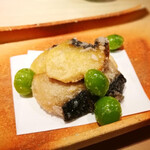 味ひろ - 活きあわびの天ぷら