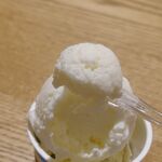 Farinamore dolce - まずは塩ミルクから食べてみると、ミルキーかつほどよい甘味とともに、後味を軽やかに変える塩気が効いて夏にピッタリな美味しさ！