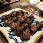 串かつ・焼鳥・モツ煮 寅や - 鳥肝、塩