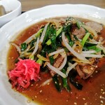 ごはんや 角ちゃん - レバニラ炒め、炒め汁飲みたかったが…