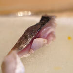 うを徳 - 相州松輪（さがみまつわ）の"眞鯖（まさば）"、暸（あぶりもの）