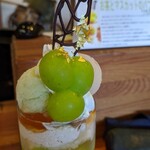 クリクリ - お茶とマスカットのパフェ　¥1100
      ~2020,9,7