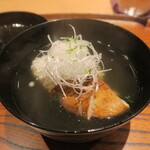 いち太 - お椀　鱧、松茸