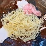 飯田商店 - つけ麺(しょうゆ味) 1800円