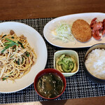 炉ばた のぶや - 台湾焼きそば定食