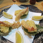 かゆう美酒美食 - 海老と烏賊