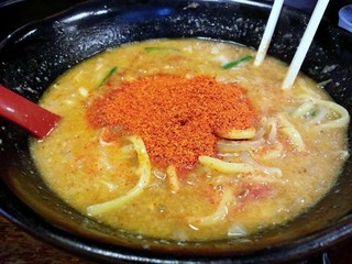 麺処 花田 上野店 - ミニスコップで4杯程度