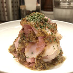 創作麺工房 鳴龍 - 「うす切りチャーシュー（マスタードソース）」400円