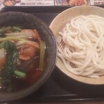 久兵衛屋 - 彩り野菜のつけ汁うどん