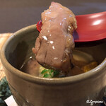 御料理 寺沢 - ﾎﾛﾎﾛ鳥 炭火焼