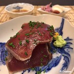 御料理 寺沢 - 鰹 藁焼