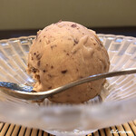 御料理 寺沢 - 小豆のｱｲｽｸﾘｰﾑ