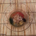 御料理 寺沢 - 栄螺とﾌﾙｰﾂﾄﾏﾄの酢の物