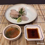 御料理 寺沢 - 鮎魚女､星鰈､星鰈縁側の造り