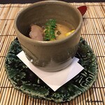 御料理 寺沢 - ﾎﾛﾎﾛ鳥炭火焼､玉蜀黍､蕨の飛龍頭