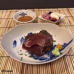 御料理 寺沢 - 鰹 藁焼