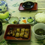 勝美館 - 天然うなぎ定食(上)