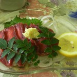 勝美館 - 鹿刺し