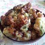 勝美館 - 天然うなぎ天丼(2000円)　宮崎滞在中に計3回注文させていただきました...