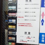 ラーメン二郎 - メニュー