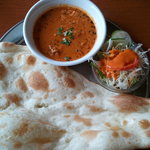 アジアンダイニング＆バー　プージャ - ランチのチキンカレーセット　７９０円