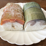 ひさご寿し - ビワマスと鯖の棒寿し