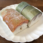 ひさご寿し - ビワマスと鯖の棒寿し
