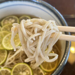 そば処　みのり - すだちそば、大盛り、十割蕎麦