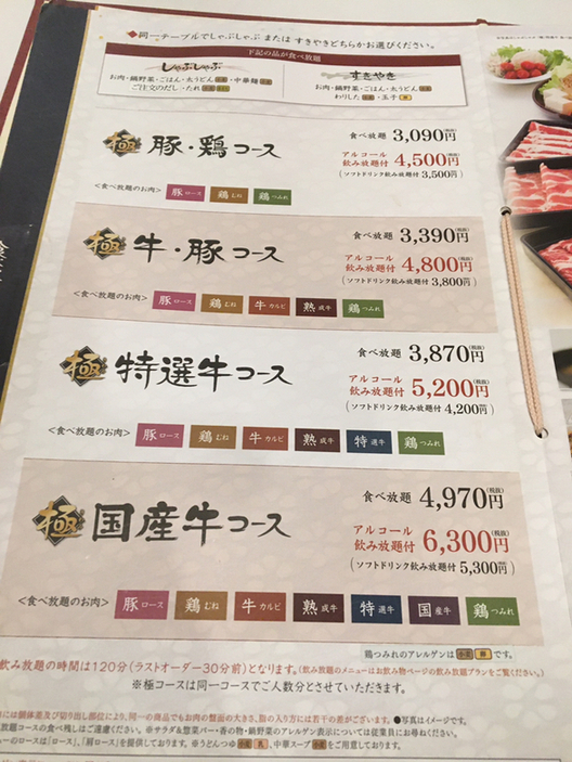 メニュー写真 どん亭 小山店 どんてい 小山 しゃぶしゃぶ 食べログ