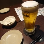 とり鉄 - 生ビールはアサヒのSD 202008