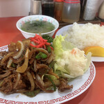 漫々亭 - スタミナ定食  ごはんがススム