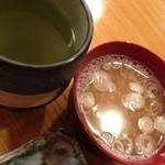 冨久栄鮨 - 〆に出てくるお味噌汁は絶品！