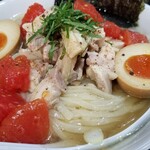 塩そば専門店 桑ばら - 夢の冷やしトマトマキシマムそば