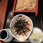 そば酒膳　あづみ野 - 〆のお蕎麦は、辛味大根せいろ