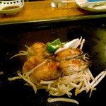 鉄板バルHANANOKI - 牡蠣バター焼き(2012/06)