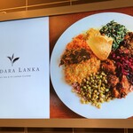 バンダラ ランカ - 会場に設置されていたディスプレイ