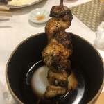 味乃しゅうか - 鰻串、温泉卵