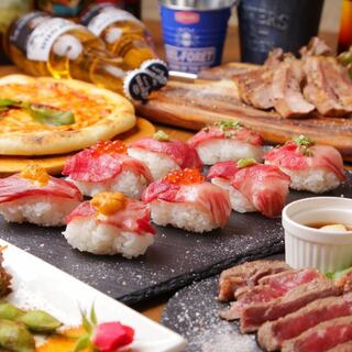 食べ放題 3時間飲み放題付き 国産肉寿司 自家製ローストビーフなど 4100円 3100円 個室 ハワイアン肉バル Kauai 高田馬場店 カウアイ 高田馬場 居酒屋 食べログ 食べ放題 3時間飲み放題付き 国産肉寿司 自家製ローストビーフなど 4100円 3100円 個室 ハワイアン肉バル Kauai 高田馬場店 カウアイ 高田馬場 居酒屋 食べログ