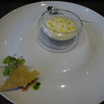 レストラン ラ・フロレゾン・ドゥ・タケウチ - ～L'AMUSE-BOUCHE～ホワイトアスパラガスの2種のヴァリエーション