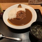 テング酒場 - メンチカツカレーライスです。（2020年8月）