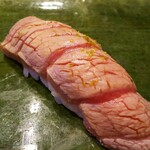 築地寿司清 - 大とろ炙り