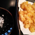 長生庵 - とうもろこし天ぷら