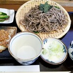 そば うどん 田八 - ざるそば&納豆餅