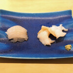 すし処 美波 - 白エビ、バイ貝