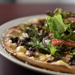 Taco rice meat salad pizza