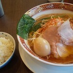 味噌担担麺 style林 - ごはん小と特製濃厚味噌坦坦麺up