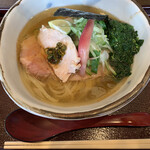 南部屋路ばた - 鶏にぼ冷やしそば900円