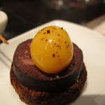 レストラン バカール - 冷凍玉子とブーダンノワール