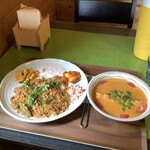 スプーンソング - フィッシュマッパスとチキンビリヤニのセット