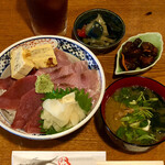 Haru - 鮪と鰤丼1000円税込